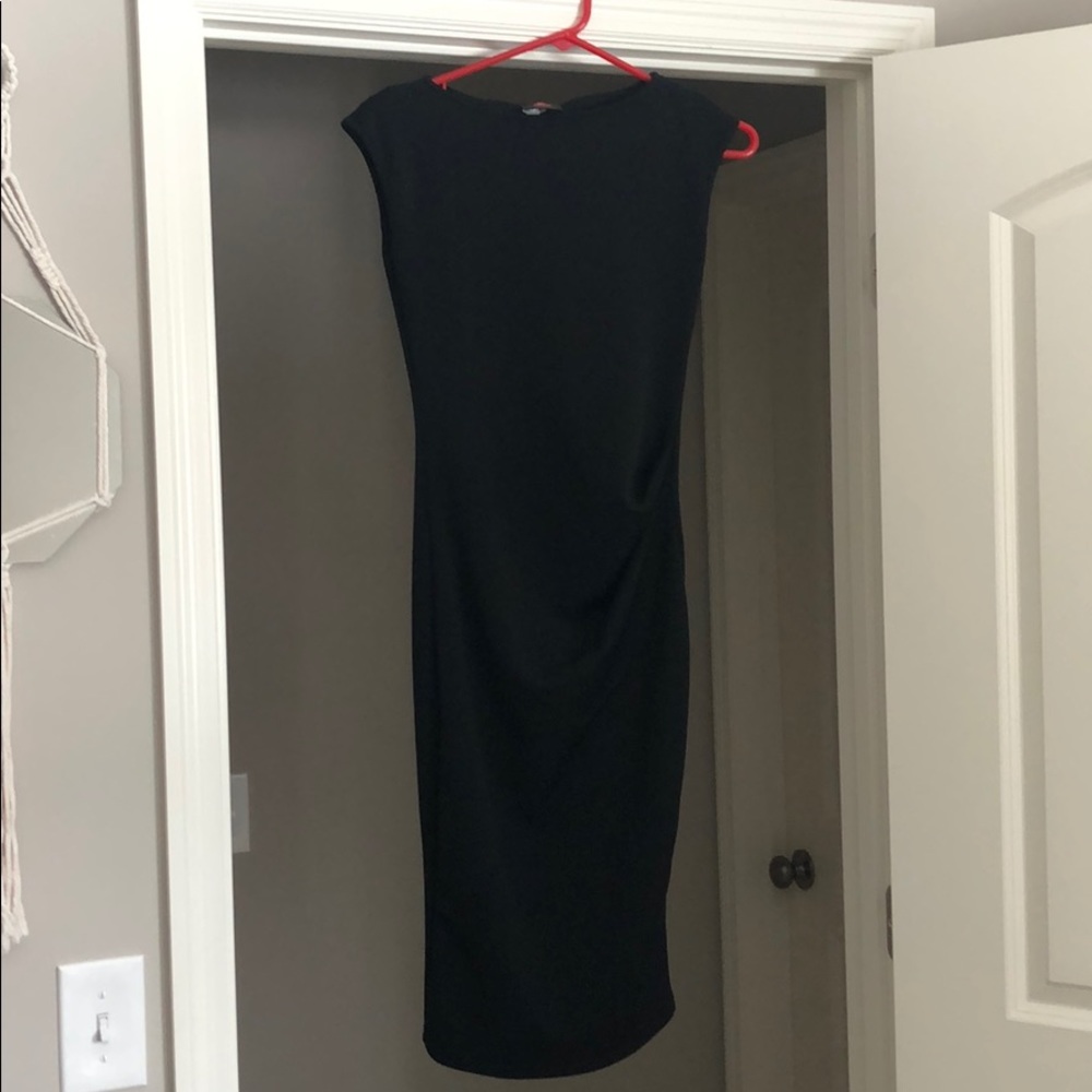 Figure flattering black dress